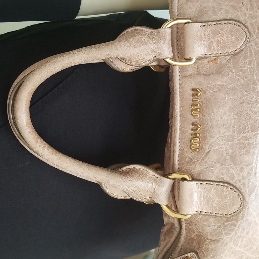 Miu Miu Padlock Charm Three Way Bag - Picture 5 of 16
